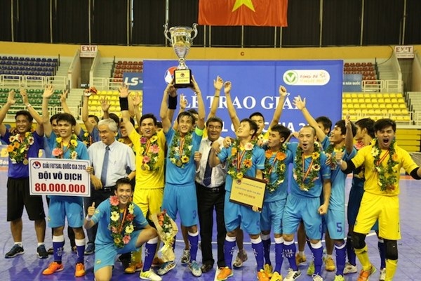 Sanna Khánh Hòa lần đầu vô địch futsal Việt Nam - ảnh 1