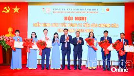 "Chào mừng Đại hội thi đua yêu nước tỉnh Khánh Hòa lần thứ I, giai đoạn 2025 - 2030: Công ty TNHH Nhà nước Một thành viên Yến sào Khánh Hòa: Lá cờ đầu của doanh nghiệp nhà nước"