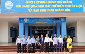 THỨ TRƯỞNG BỘ NỘI VỤ VÀ ĐOÀN KHÁCH ĐẠI BIỂU TRUNG ƯƠNG THAM QUAN NHÀ MÁY CHẾ BIẾN NGUYÊN LIỆU YẾN SÀO SANVINEST KHÁNH HÒA