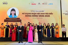 CHỦ TỊCH HĐTV CÔNG TY YẾN SÀO KHÁNH HÒA VINH DỰ NHẬN DANH HIỆU “NỮ DOANH NHÂN VIỆT NAM TIÊU BIỂU - BÔNG HỒNG VÀNG VIỆT NAM 2025”