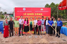 CÔNG TY YẾN SÀO KHÁNH HOÀ KHỞI CÔNG NHÀ ĐẠI ĐOÀN KẾT CHO GIA ĐÌNH KHÓ KHĂN TẠI PHƯỜNG ĐÔNG NINH HOÀ