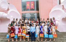 Sanvinest Khánh Hòa với Hoa hậu Hoàn vũ Việt Nam 2019
