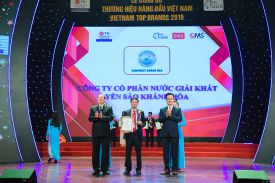Công ty Cổ phần Nước giải khát Yến sào Khánh Hòa vừa được vinh danh “Top 10 Thương hiệu hàng đầu Việt Nam”
