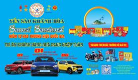 Thể lệ chương trình khuyến mại Yến sào Khánh Hòa sanest sanvinest, niềm tự hào thương hiệu quốc gia