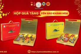 HỘP QUÀ TẶNG YẾN SÀO KHÁNH HÒA Trao tinh túy – Gửi sức khỏe – Đong đầy yêu thương