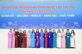 CHỦ TỊCH HỘI PHỤ NỮ YẾN SÀO KHÁNH HÒA THAM DỰ ĐẠI HỘI PHỤ NỮ TOÀN QUỐC LẦN THỨ XIV