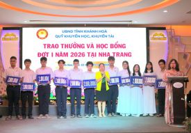 YẾN SÀO KHÁNH HOÀ ĐỒNG HÀNH CÙNG QUỸ KHUYẾN HỌC, KHUYẾN TÀI KHÁNH HOÀ