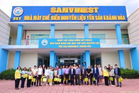 WIPO, Cơ quan Sáng chế Nhật Bản thăm và làm việc tại Nhà máy Chế biến nguyên liệu yến sào Sanvinest Khánh Hòa