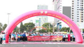 HƠN 250 CBCNV CÔNG TY YẾN SÀO KHÁNH HÒA THAM GIA CHẠY HƯỞNG ỨNG PHÒNG, CHỐNG MA TÚY
