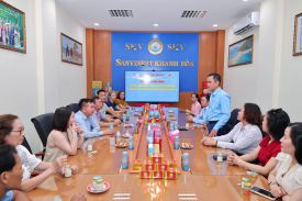 HIỆP HỘI DOANH NGHIỆP TỈNH QUẢNG TRỊ THĂM NHÀ MÁY CHẾ BIẾN NGUYÊN LIỆU YẾN SÀO SANVINEST KHÁNH HÒA