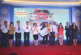 Giải thưởng Sanest Khánh Hòa: Một khách hàng tại TP. Nha Trang trúng ô tô Fortuner
