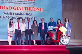Trao giải thưởng đợt 3 chương trình Sanest Khánh Hòa - Niềm tự hào thương hiệu Việt Nam