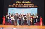 Trao giải Cúp vàng Top ten thương hiệu Việt - Ứng dụng khoa học và công nghệ