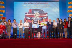 Trao thưởng khách hàng trúng giải Sanest Khánh Hòa - niềm tự hào thương hiệu Việt Nam tại Đăk Lăk