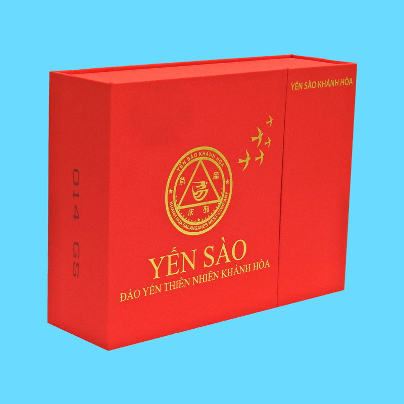 YẾN SÀO ĐẢO THIÊN NHIÊN TINH CHẾ MẪU HỘP QUÀ TẶNG 100G - 014GS