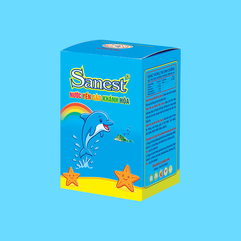 Nước Yến sào Khánh Hòa Sanest dành cho trẻ em hộp 1 lọ 62ml - S161