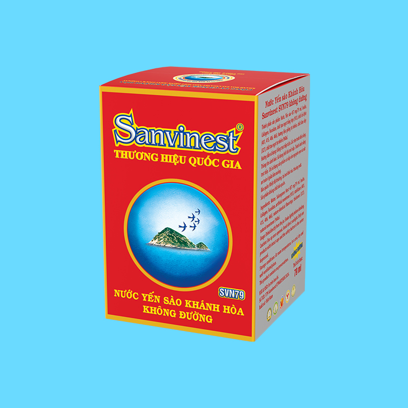 Nước Yến sào Khánh Hòa Sanvinest SVN79 hộp lọ 79ml không đường - 179