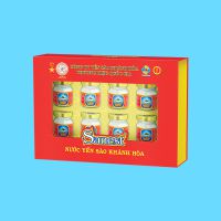 Nước Yến sào Khánh Hòa Sanest hộp 8 lọ 70ml - S002H8