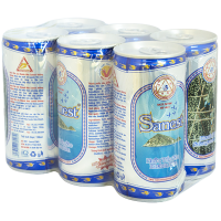 Nước Yến sào Khánh Hòa Sanest không đường lốc 6 lon 190ml - S003L6