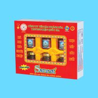 Nước Yến sào Khánh Hòa Sanest không đường hộp 6 lọ 70ml - S029H6