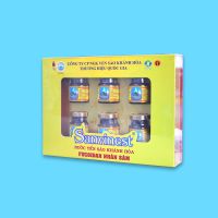 Nước Yến sào Khánh Hòa Sanvinest Fucoidan Nhân sâm hộp 6 lọ 70ml - 207H6
