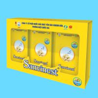 Tinh chất Yến sào Khánh Hòa Sanvinest dành cho người cao tuổi hộp quà tặng 30 túi 25ml (3 x hộp 10 túi)- QTC512H30