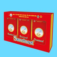 Tinh chất Yến sào Khánh Hòa Sanvinest dành cho mọi lứa tuổi hộp quà tặng 30 túi 25ml (3 x hộp 10 túi) - QTC513H30