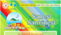 Chương trình khuyến mãi nước Yến sào Sanest và Sanvinest các loại từ 01/6/2021 đến 30/6/2021