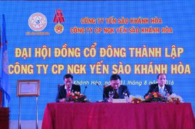 Nghị quyết và biên bản ĐH cổ đông thành lập công ty CP nước giải khát Yến sào Khánh Hòa