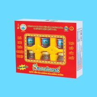 Nước Yến sào Khánh Hòa Sanvinest không đường hộp 6 lọ 70ml - 102H6