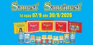 CHƯƠNG TRÌNH KHUYẾN MÃI CÁC DÒNG SẢN PHẨM NƯỚC YẾN SÀO KHÁNH HOÀ TỪ NGÀY 07/09/2026 ĐẾN HẾT NGÀY 30/09/2026
